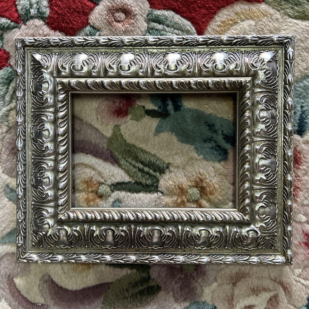 アンティーク　フォトフレーム　大きめ　額縁