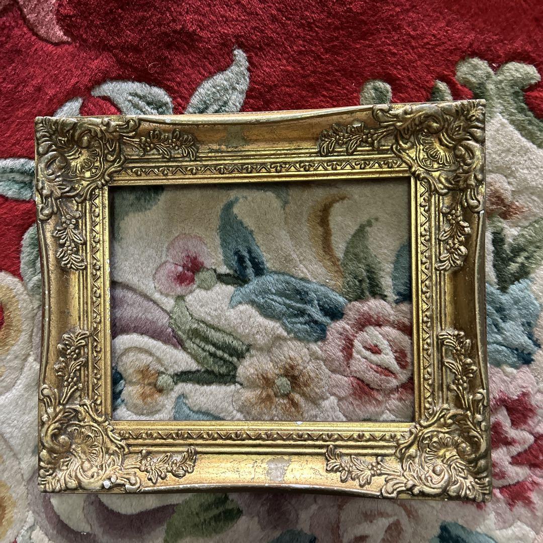 アンティーク　フォトフレーム　大きめ　額縁