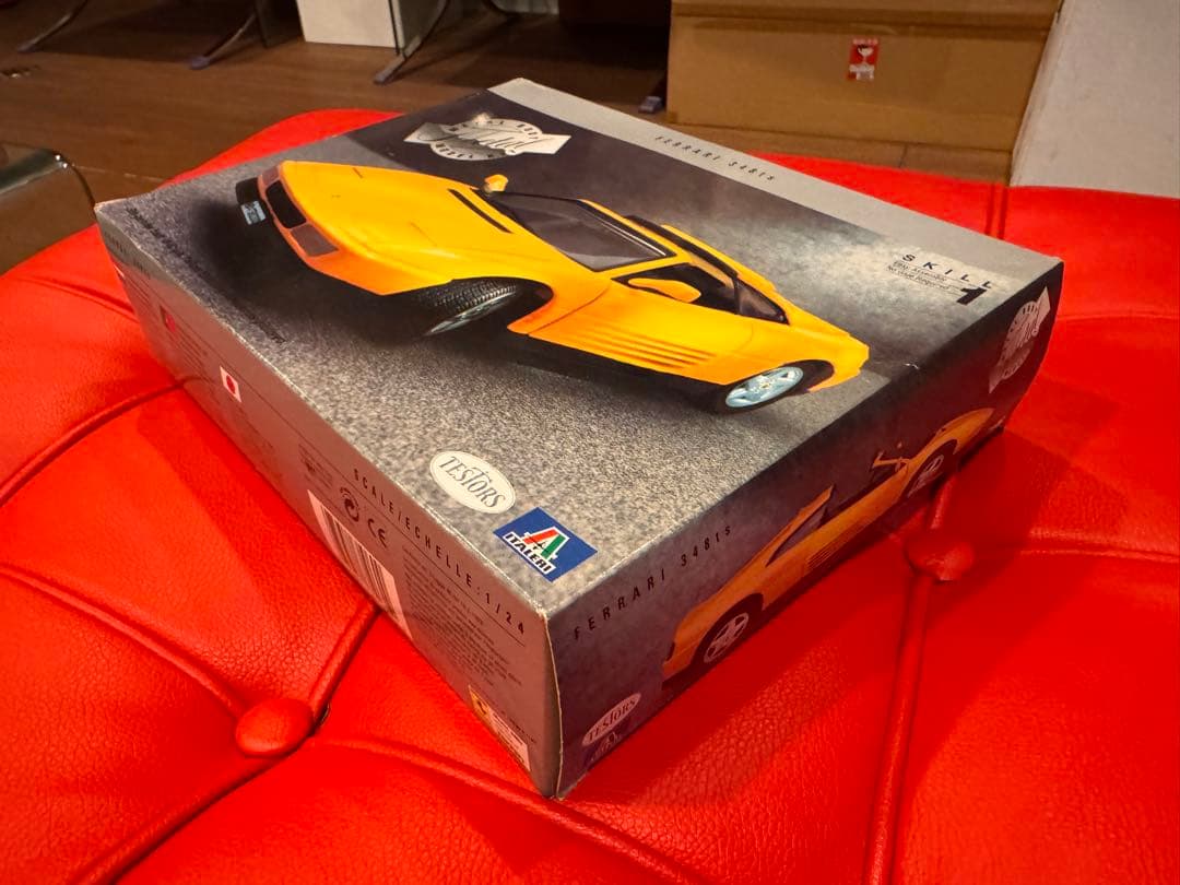 1/24テスターズ / イタレリ メタルボディ フェラーリ348ts未組立品