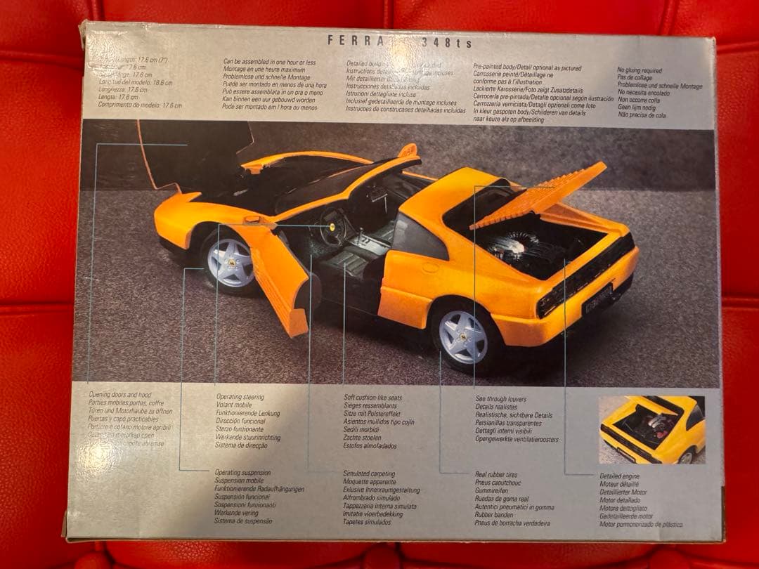 1/24テスターズ / イタレリ メタルボディ フェラーリ348ts未組立品