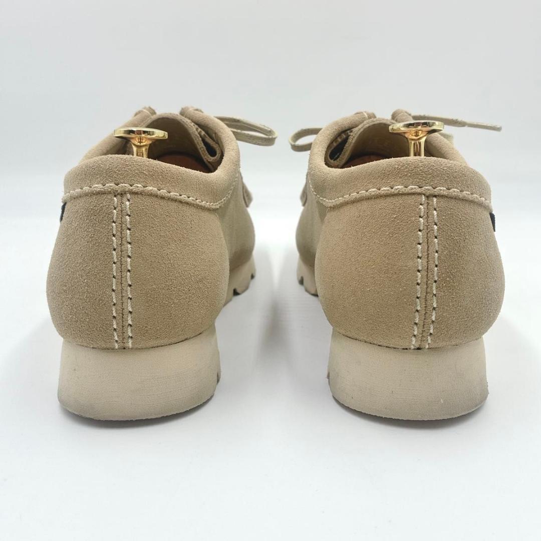 フトシ　クラークス ワラビー ゴアテックス スエード メープル ベージュ