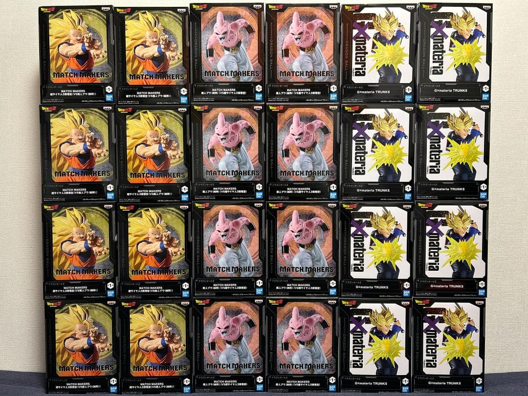 24個 ドラゴンボールZ MATCH MAKERS 超サイヤ人3孫悟空 魔人ブウ
