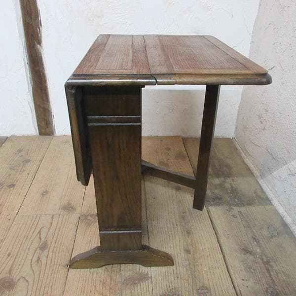 イギリス アンティーク 家具 CC41 スモールゲートレッグテーブル 6132e
