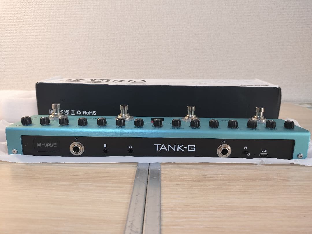 【専用】M-Vave TANK-G（充電式ギターマルチエフェクター）