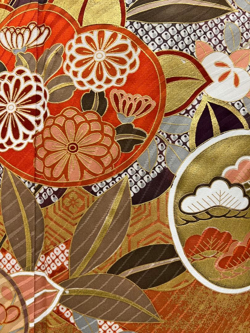 振り袖　フルセット　別誂長襦袢　金彩　成人式　ますいわ屋扱い　重ね襟付き　681