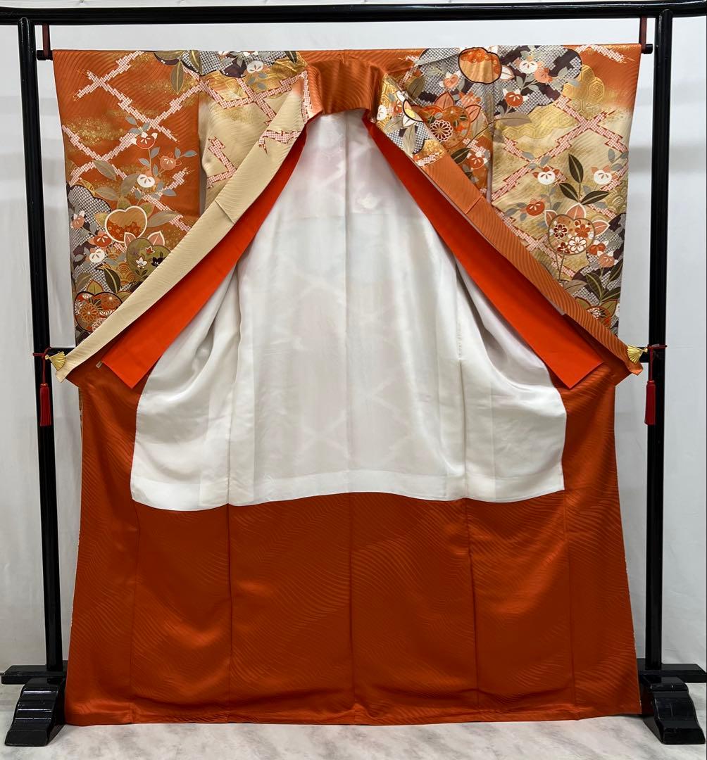 振り袖　フルセット　別誂長襦袢　金彩　成人式　ますいわ屋扱い　重ね襟付き　681