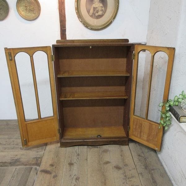 イギリス アンティーク 家具 ブックケース 本棚 書棚 キャビネット 6894d