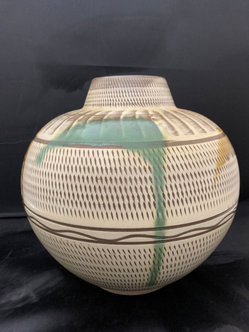 小石原焼　花瓶　壺　小鹿田焼 花入れ