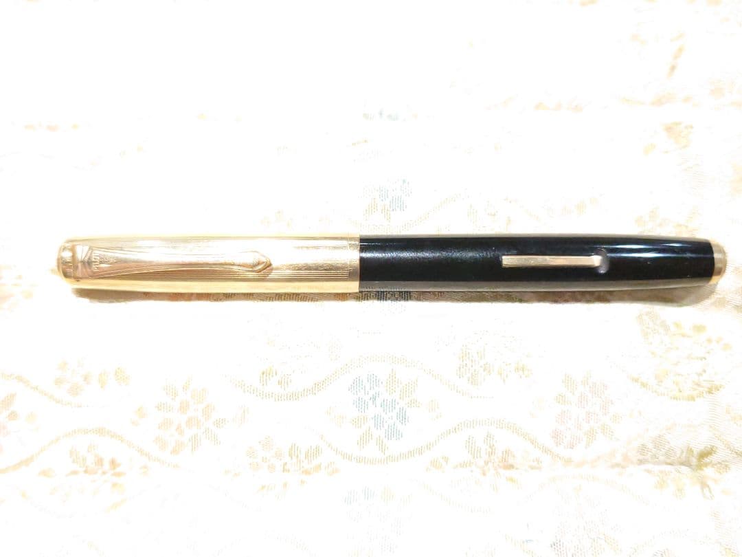 パイロット 53RT 14金張りキャップ 万年筆 14K2号細字 整備済品