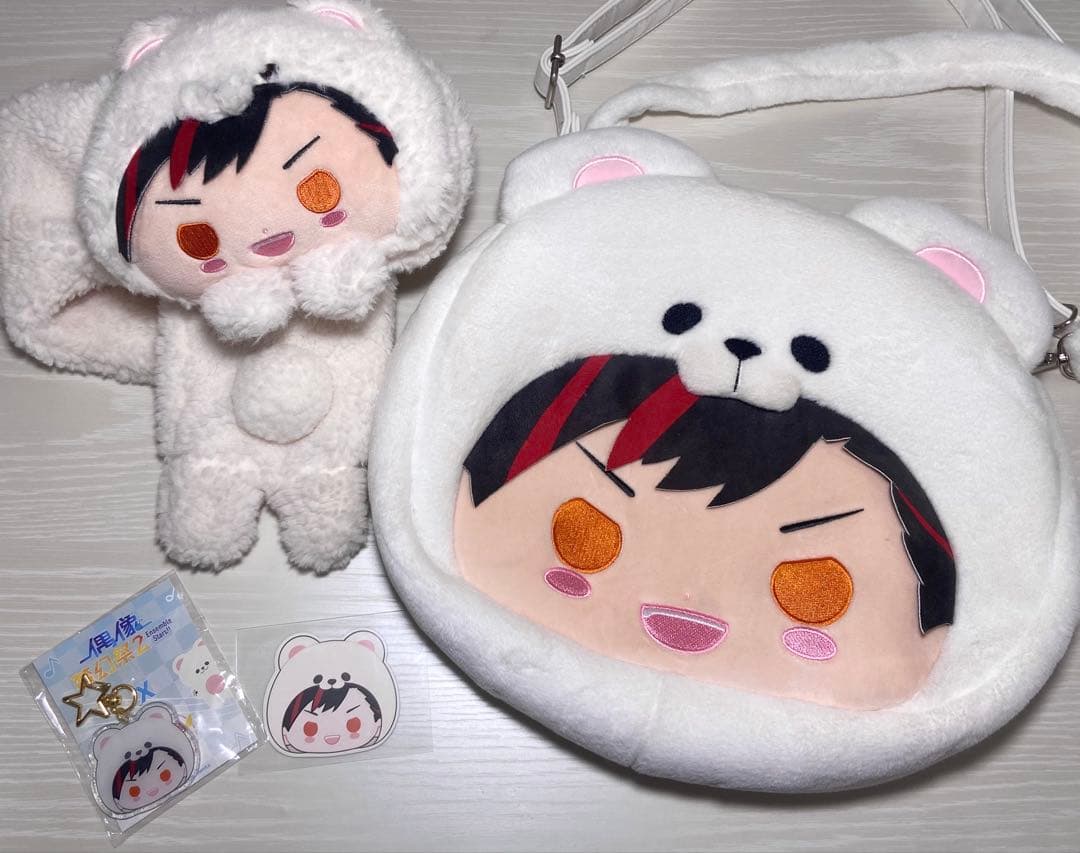 m*読様 あんスタ　中国　マフラー　南雲鉄虎　白熊　告白気球