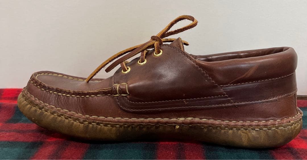 ダブルアールエル RRL ハンドソーンモカシン　10D アメリカ製