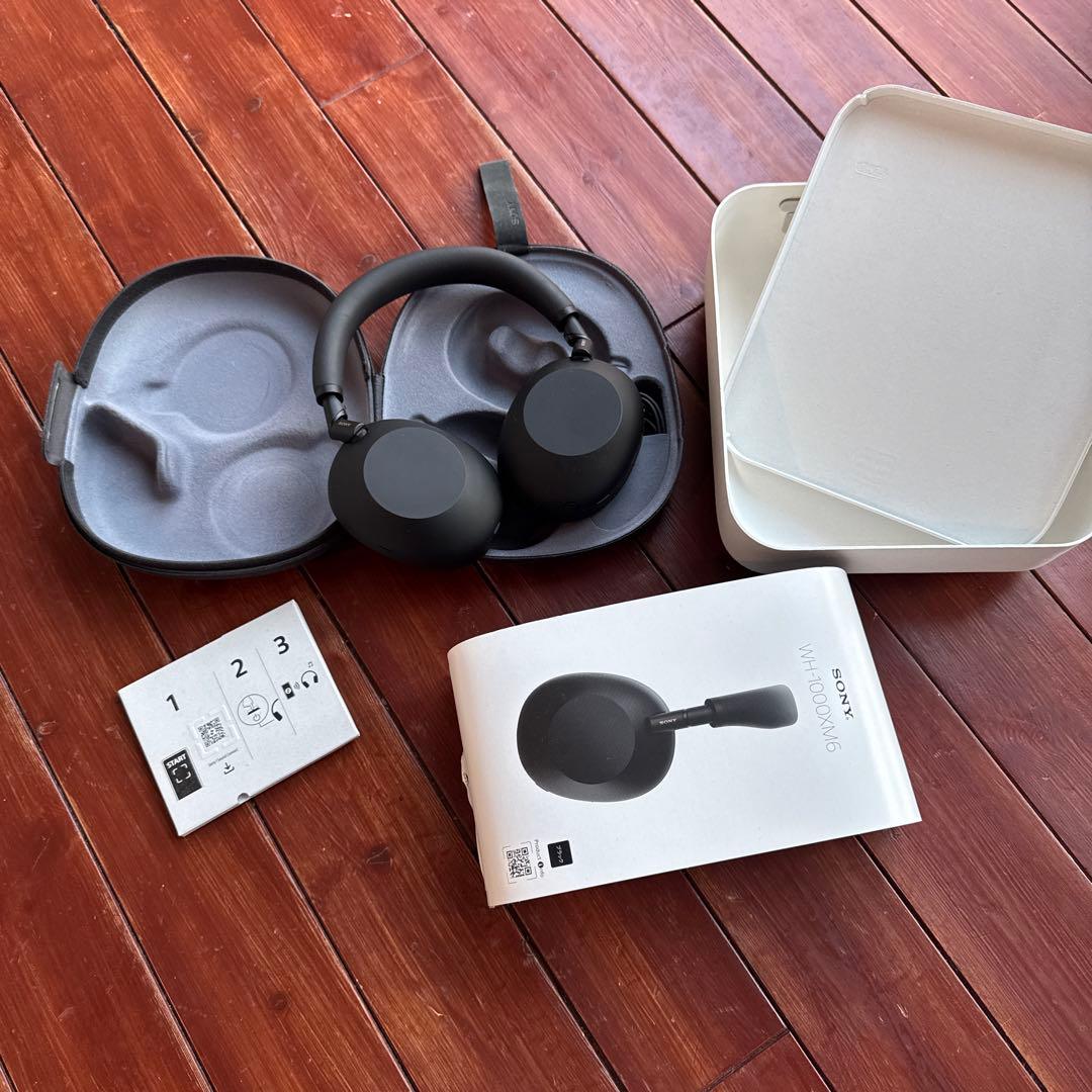 Sony WH-1000XM6 ワイヤレスヘッドホン ブラック