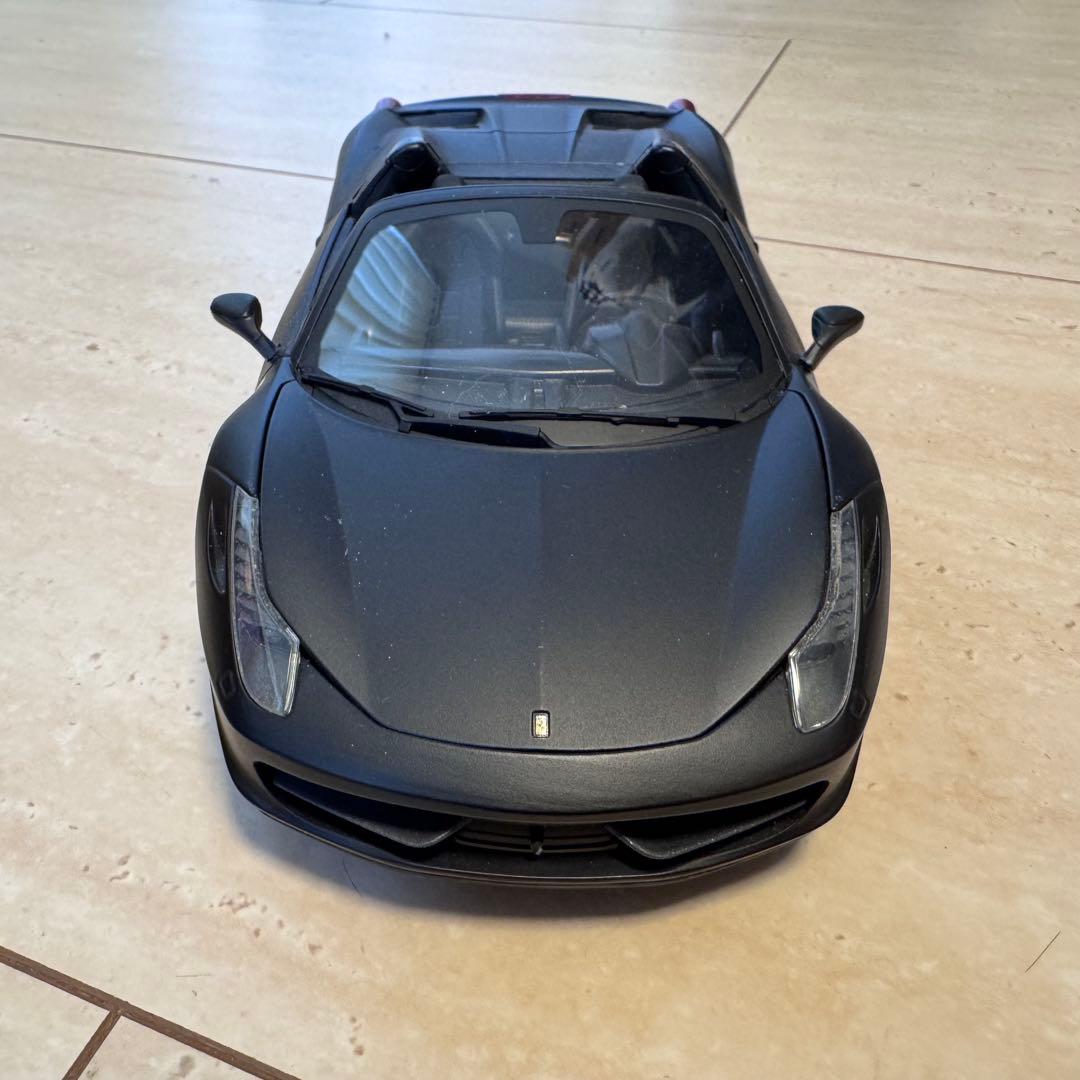 Ferrari 458 Spider ブラック 1/18