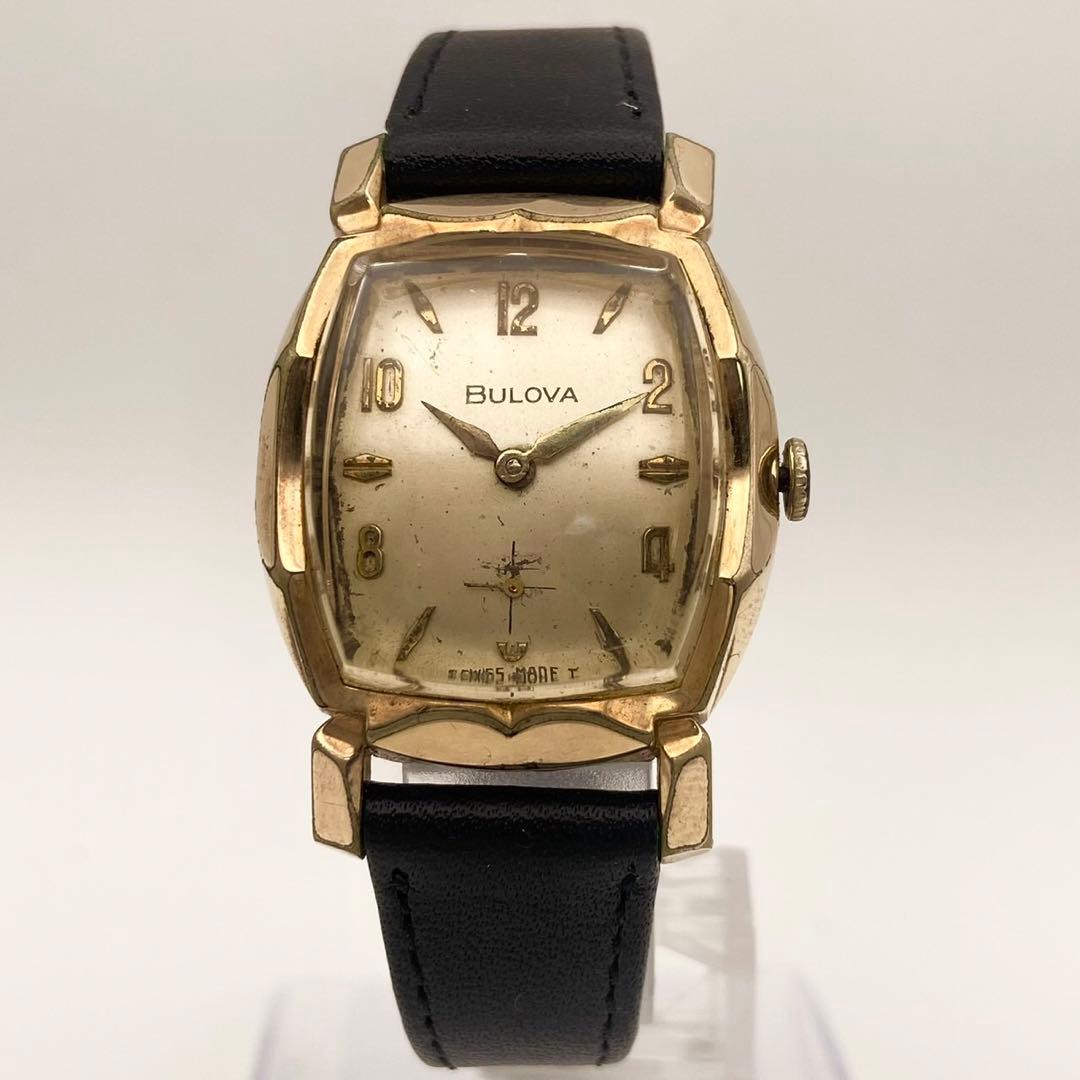 【稼働品】ブローバ 手巻き　腕時計 A577744 アンティーク　ヴィンテージ