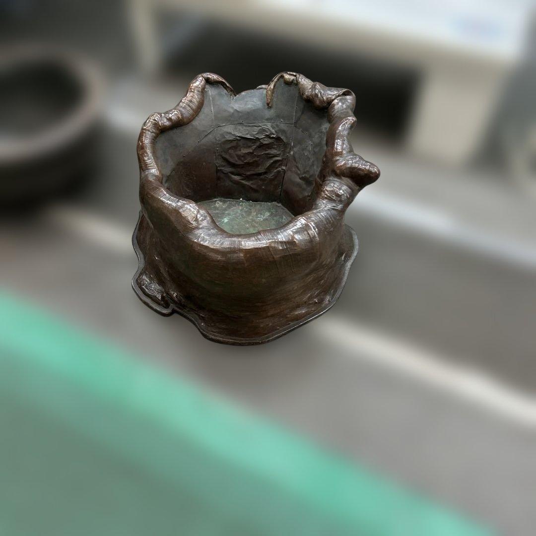 希少 逸品 切り株 火鉢 一点物？　古美術 激レア品 アンティーク 骨董品