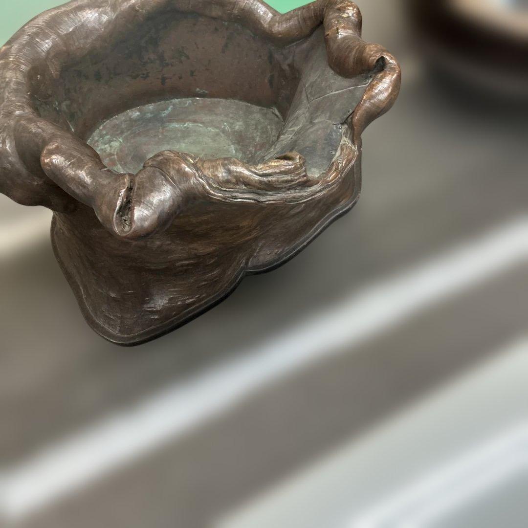 希少 逸品 切り株 火鉢 一点物？　古美術 激レア品 アンティーク 骨董品