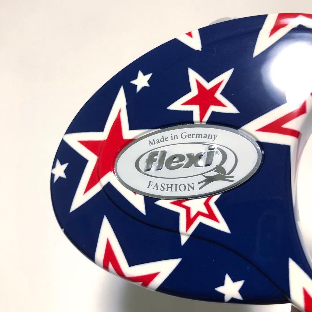 希少 flexi フレキシリード 3mリード 星柄 犬 ペット ブルー S