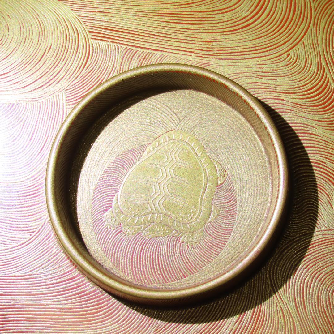 284 美品 上手物 極上蒔絵 祝酒盃 萬代鶴亀図 江戸時代/酒器 輪島塗漆器