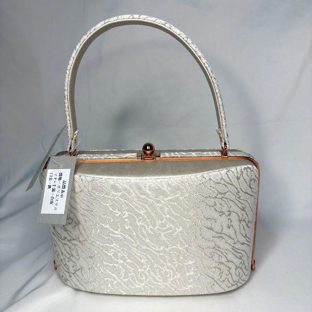 新品　草履　バッグ　セット　ローヴデコルテ　Mサイズ　シルバー　2025年モデル