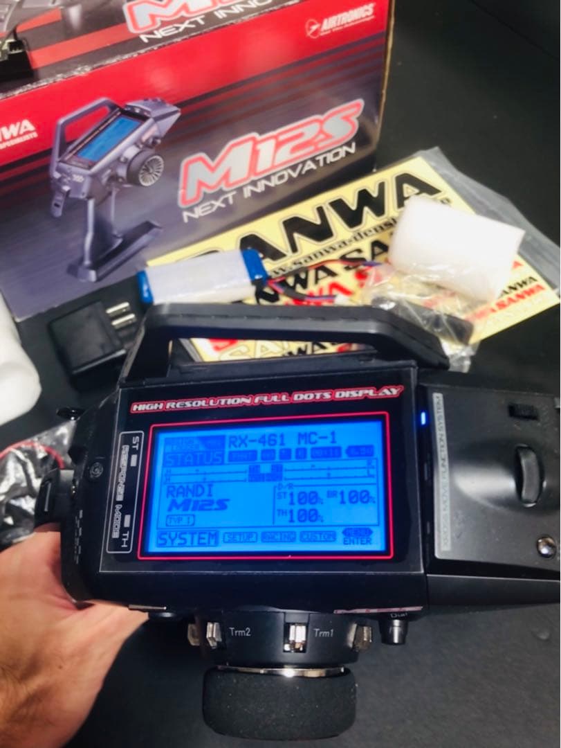 ま*き様 SANWA M12S 無線コントローラー