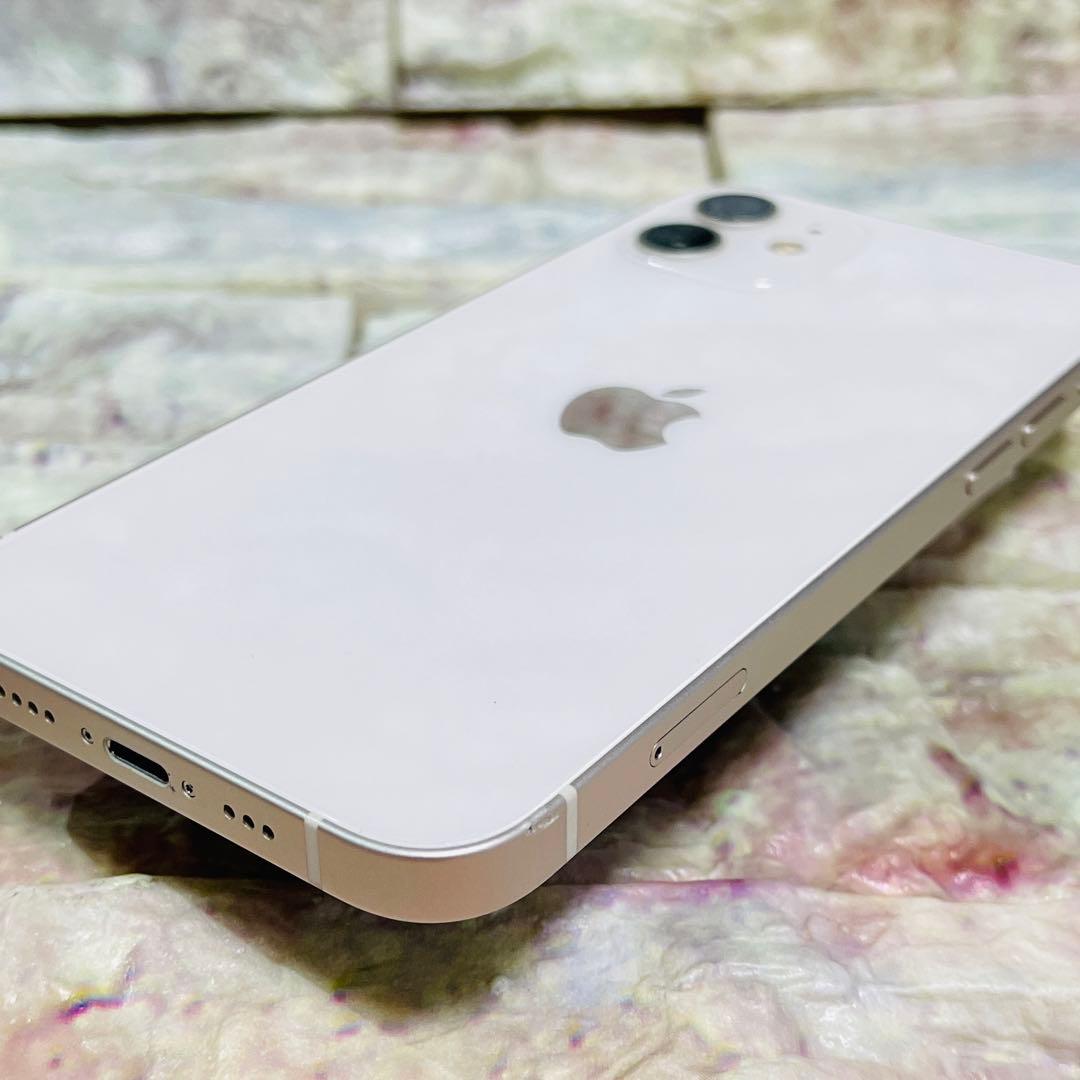 SIMフリー iPhone12 128GB 419 ホワイト バッテリー新品