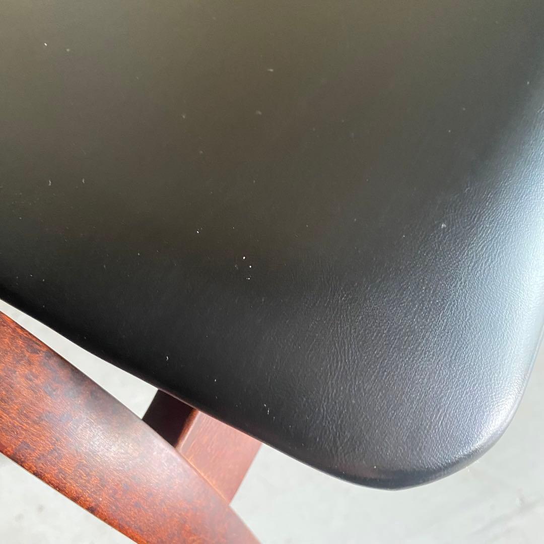 秋田木工　スタッキングスツール 剣持勇　ヴィンテージ　アンティーク　黒