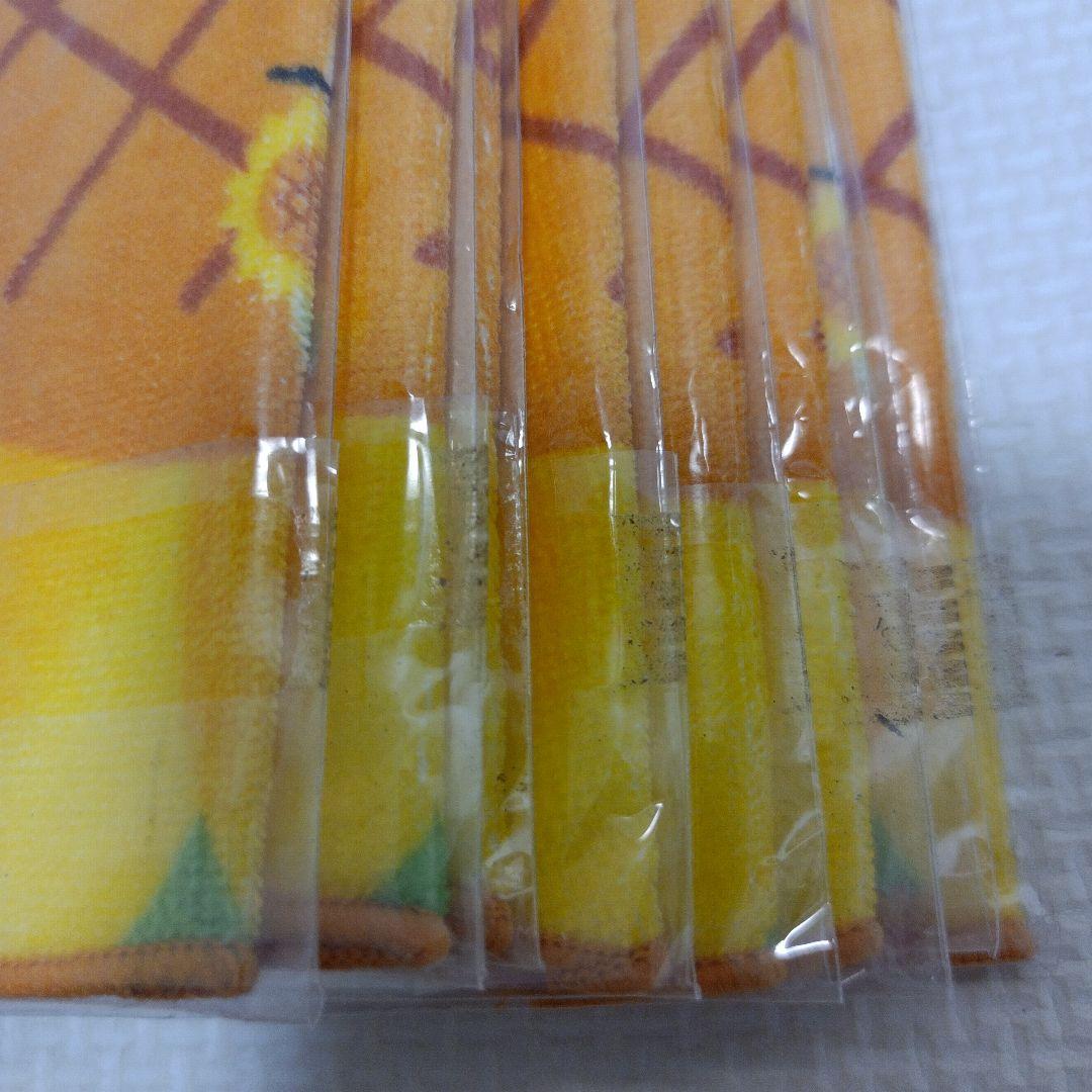 サンリオ　平成レトロ　エンジェルキティ　ひまわり　ハンドタオル　ダイカット