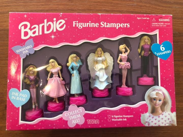 ビンテージBarbieバービーフィギュアスタンプ1996