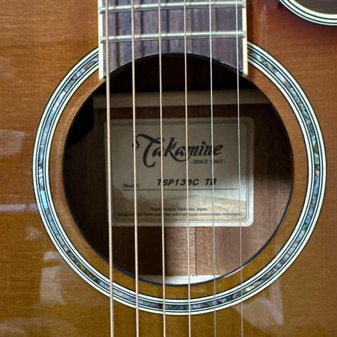 【未使用・人気】TAKAMINE TSP138C TB タカミネ　薄胴エレアコ