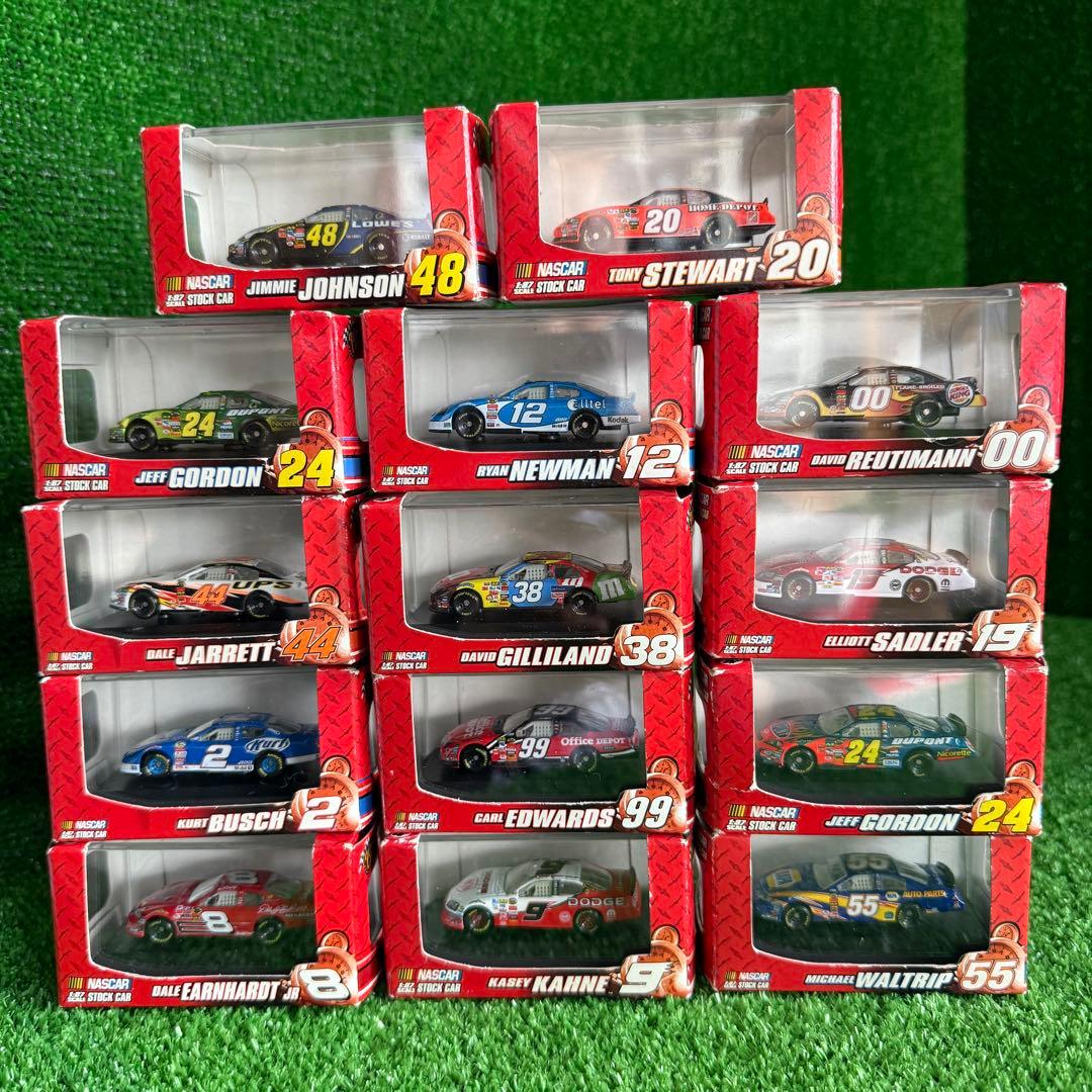A0279-07】1/87 NASCAR ストックカー/レーシングカー/計14台