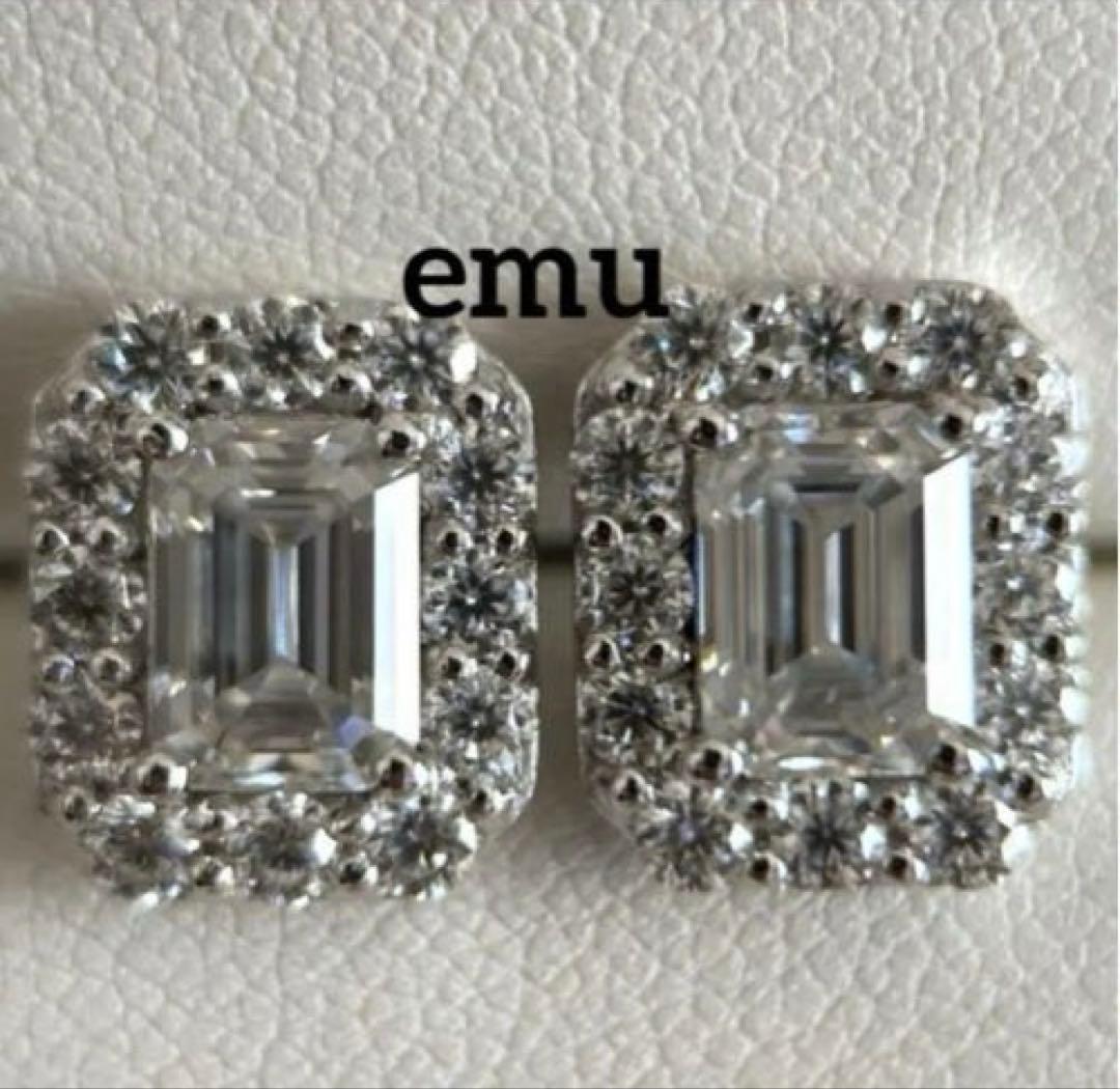 Lala / 最高級モアサナイトピアス，リングお纏め2点