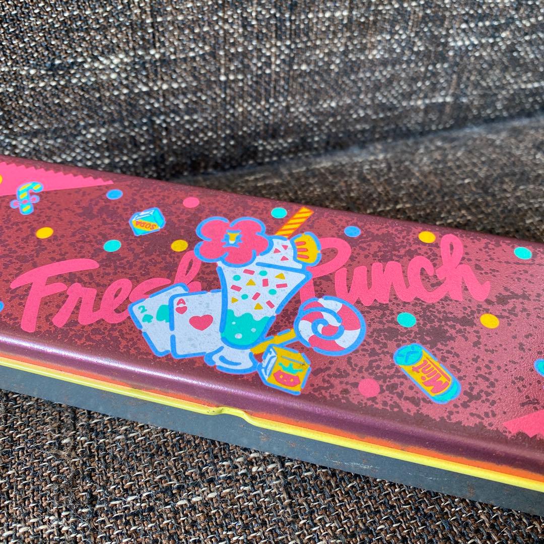 レア サンリオレトロ フレッシュパンチ 昭和 ペンケース 当時物