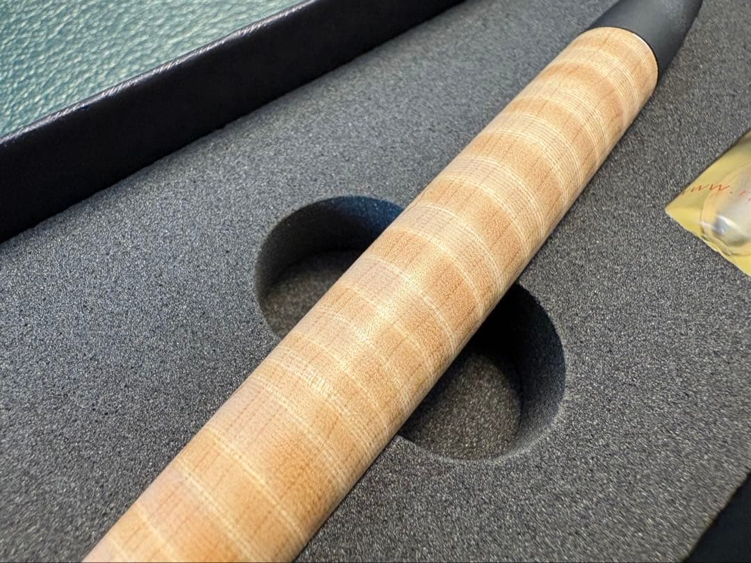 野原工芸 栃縮杢 ロータリー ボールペン シルバー金具 新品・未使用品