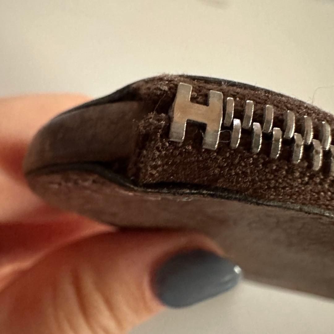 エルメス アニマル サル レザー ブラウン ケース 猿 モンキー