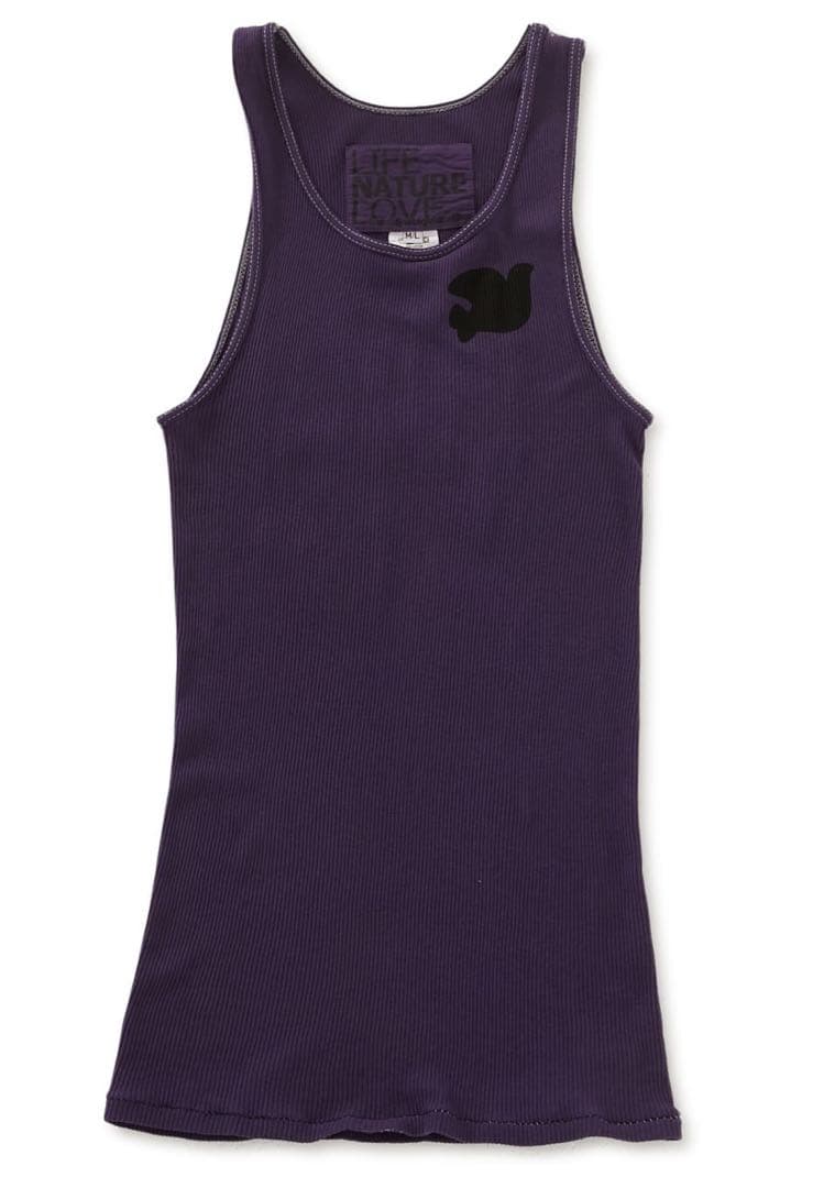 キムタク着 FREECITY タンクトップ 私物 パープル Lサイズ