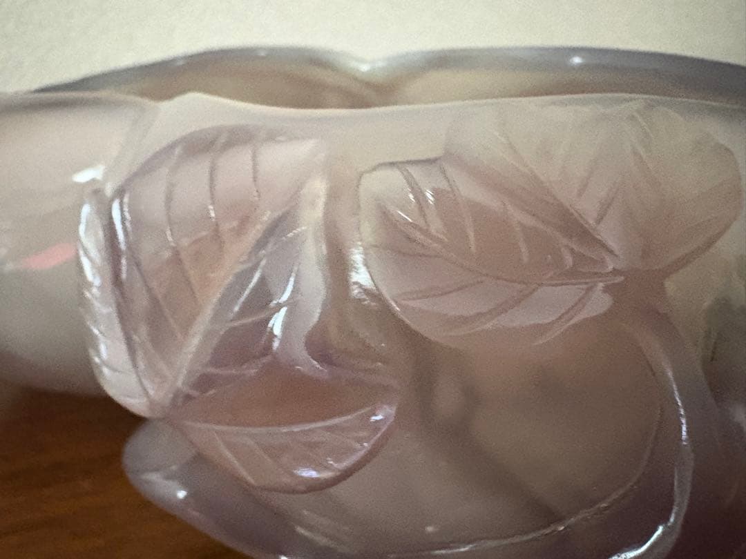 瑪瑙　置物　瓢箪形　小物入れ　時代物 メノウ　彫刻 骨董品 中国古玩 783g