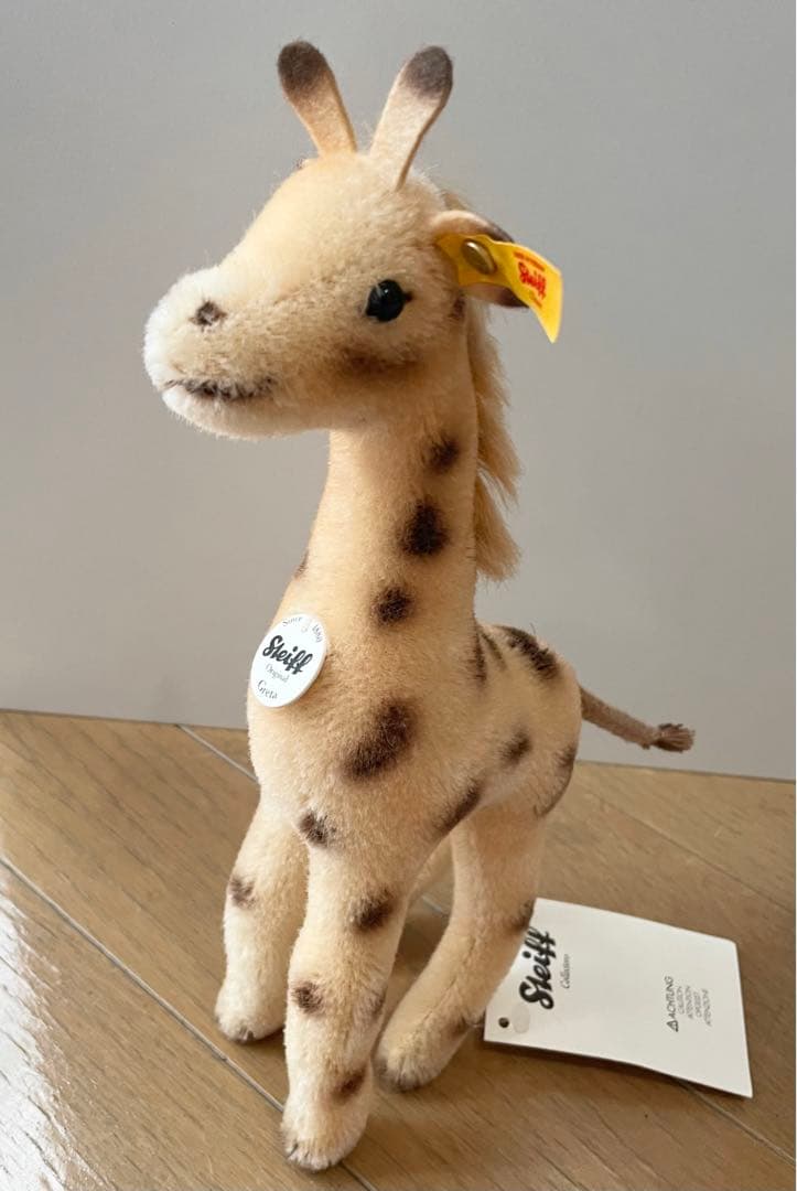 新品未使用 シュタイフ キリンのグレタ モヘア