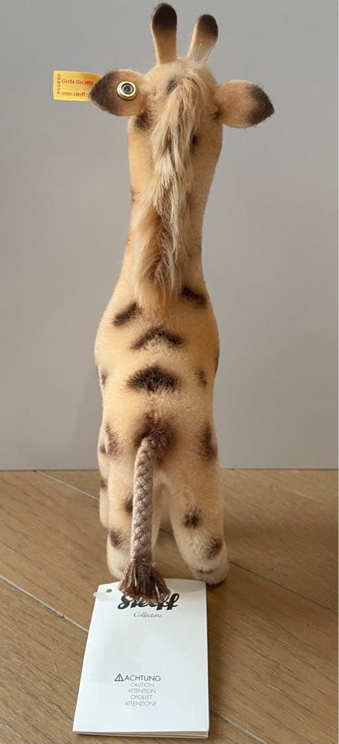 新品未使用 シュタイフ キリンのグレタ モヘア