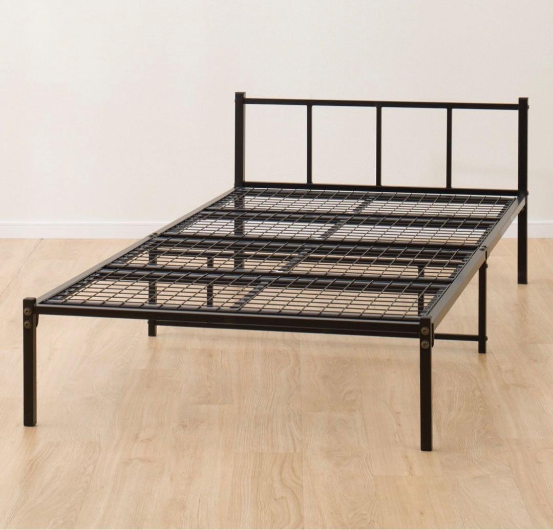 ニトリ シングルパイプベッド バジーナ F3 BK IKEA 無印良品