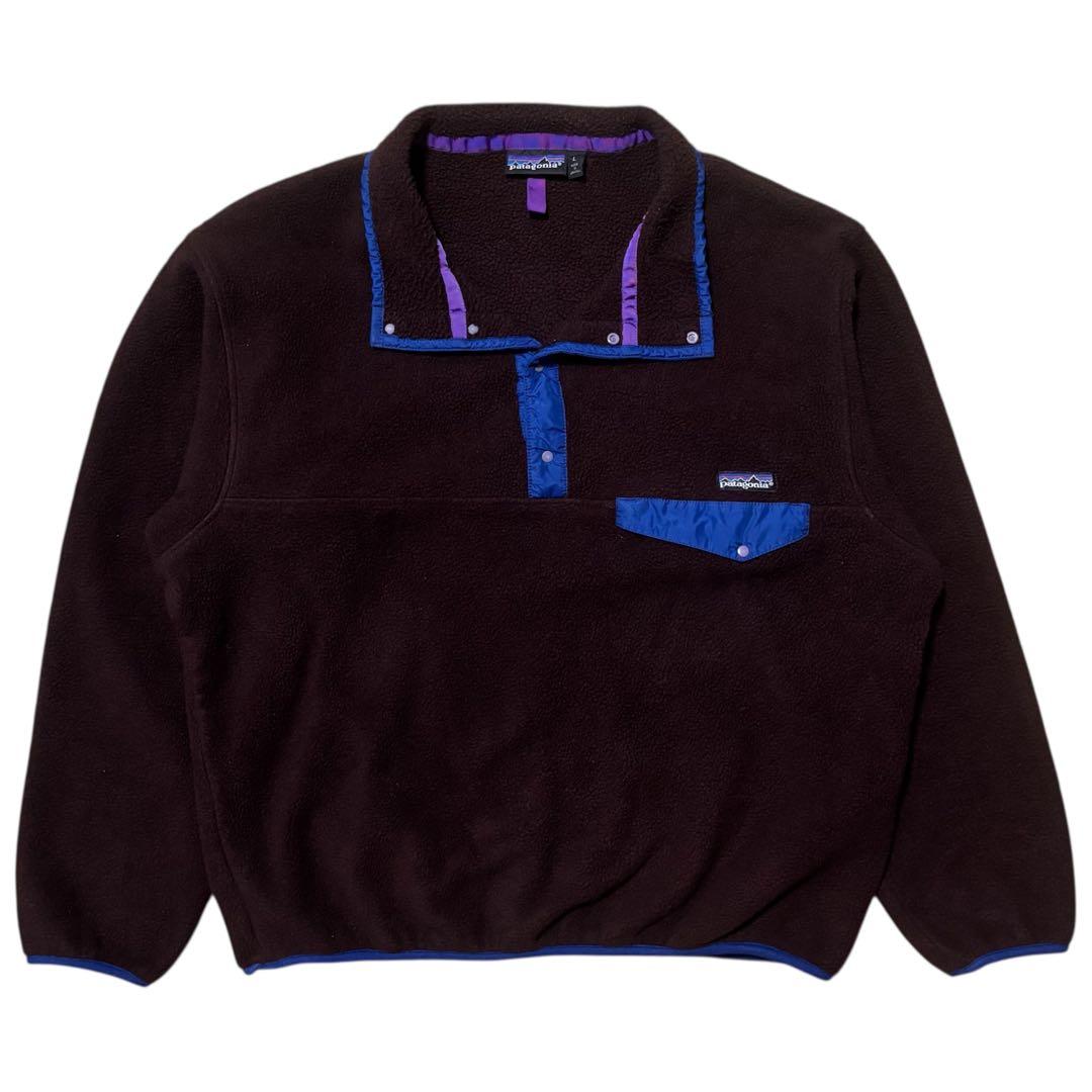 L 希少モカ 90s PATAGONIA スナップT トラヴィス着用 フリース
