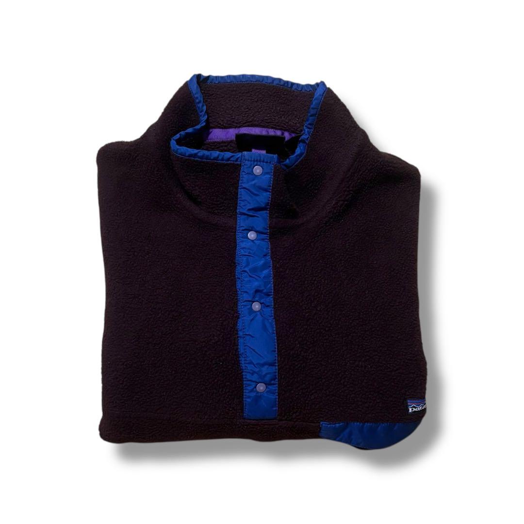 L 希少モカ 90s PATAGONIA スナップT トラヴィス着用 フリース