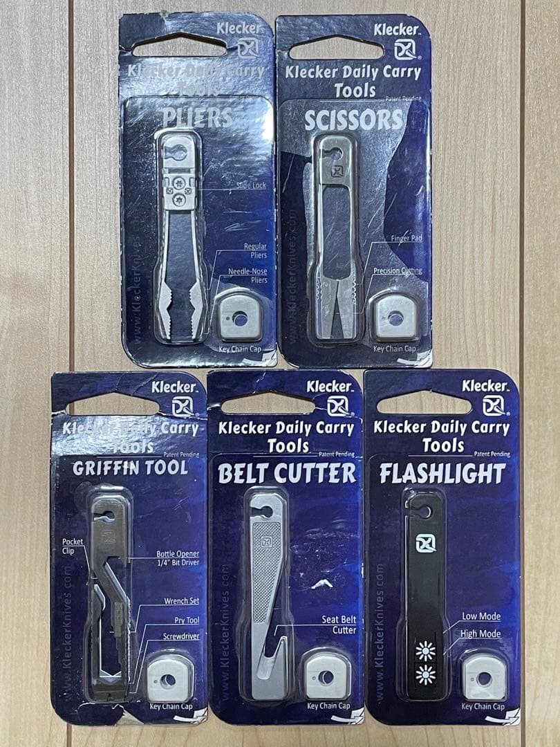 た*ん様 ■新品 Klecker Knives ツール5点セットKeyBar等に