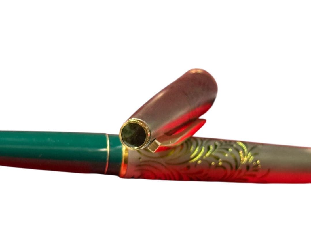 ⭐︎希少⭐︎ PILOT パイロット レディ 唐草模様 グリーン 18K 万年筆