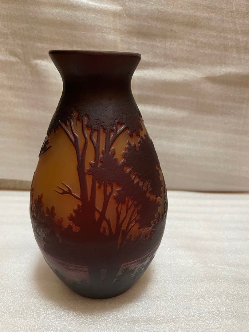 エミール　ガレ　花瓶　レプリカ