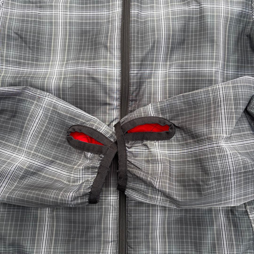 90s Nikeフード付きチェックジャケット　リバーシブル