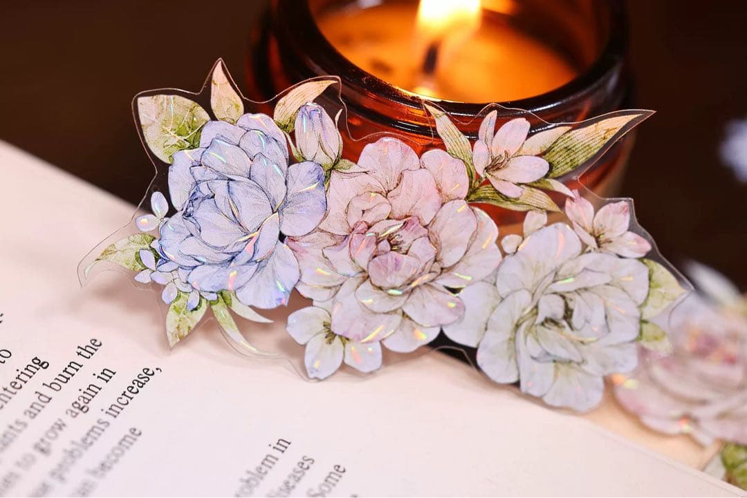 小白家文創《甜梦蓝》海外マスキングテープ　マステ 【2523】