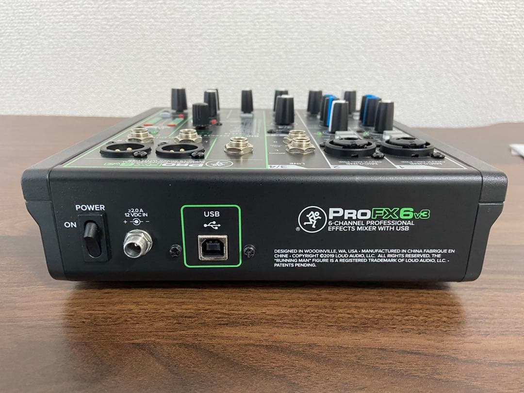 Mackie PROFX6v3 ミキサー オーディオインターフェース 箱付き