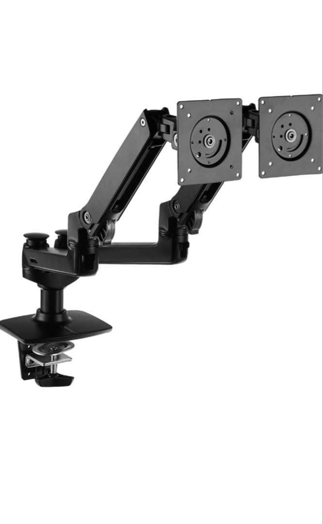 Amazonベーシック モニターアーム デュアル-ディスプレイタイプ 32インチ