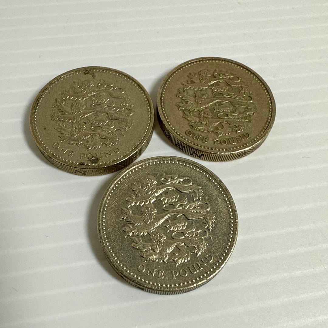 レア！旧１ポンド イギリス 赤いライオン ドラゴン 等 硬貨 9種29点セット
