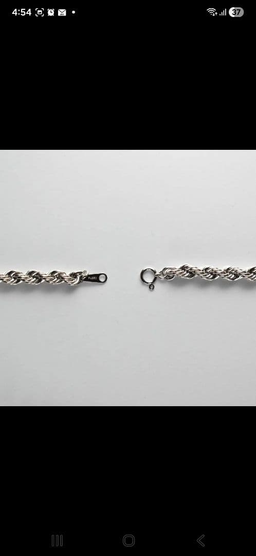 JewelryWin P850 パイプロープ ブレスレット 20cm